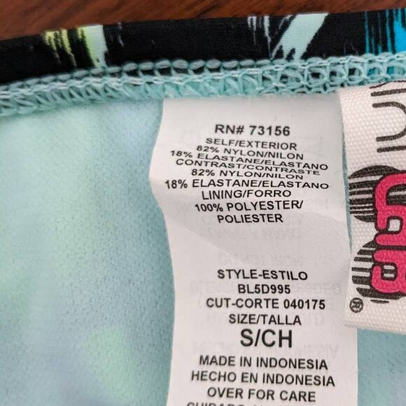 Bikini Lab‎ Swimsuit Bottom Small Pink Blue String Bikini Aztec Geometric Print - Picture 4 of 8